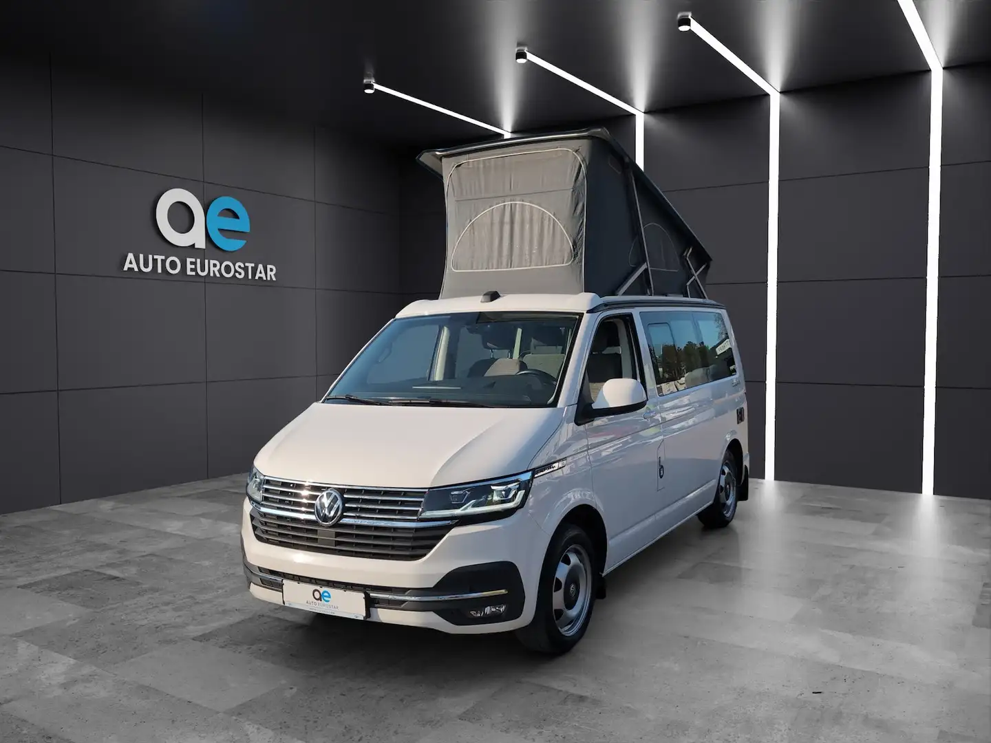 Volkswagen T6.1 California Ocean *Küche*Bett*LED*DSG*StHz Blanco - 1