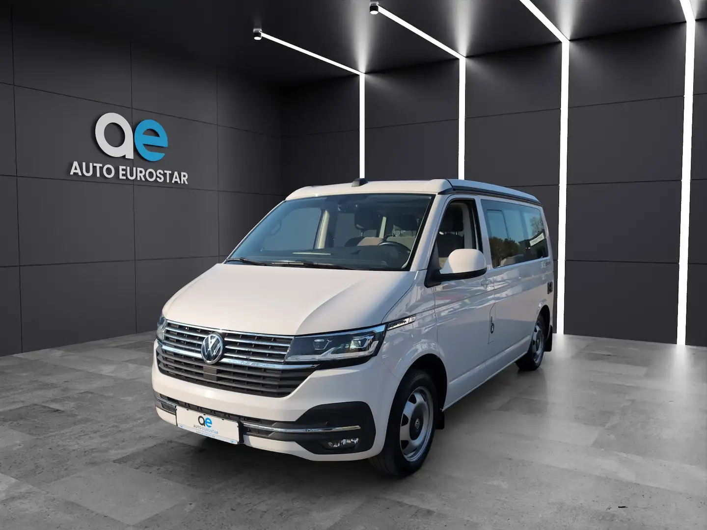 Volkswagen T6.1 California Ocean *Küche*Bett*LED*DSG*StHz Blanco - 2