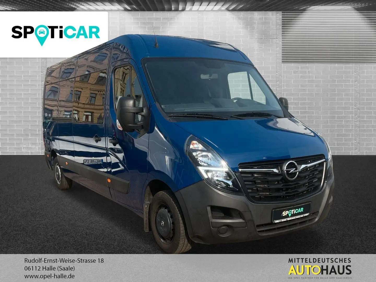 Opel Movano B Kasten L3H2 3,5t*Klima*AHZV Albastru - 1