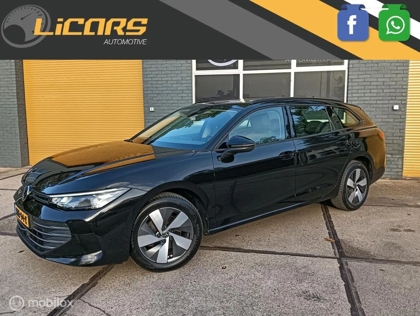 Volkswagen Passat Variant 1.5 eTSI AUT. Camera/Navi/Stoelverw./all season ba Zwart - 2