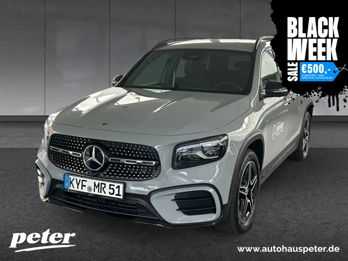 Mercedes-Benz GLB 200 d 4MATIC AMG-LINE/STYLING+MULTIBEAM+MBUX Grau - 1