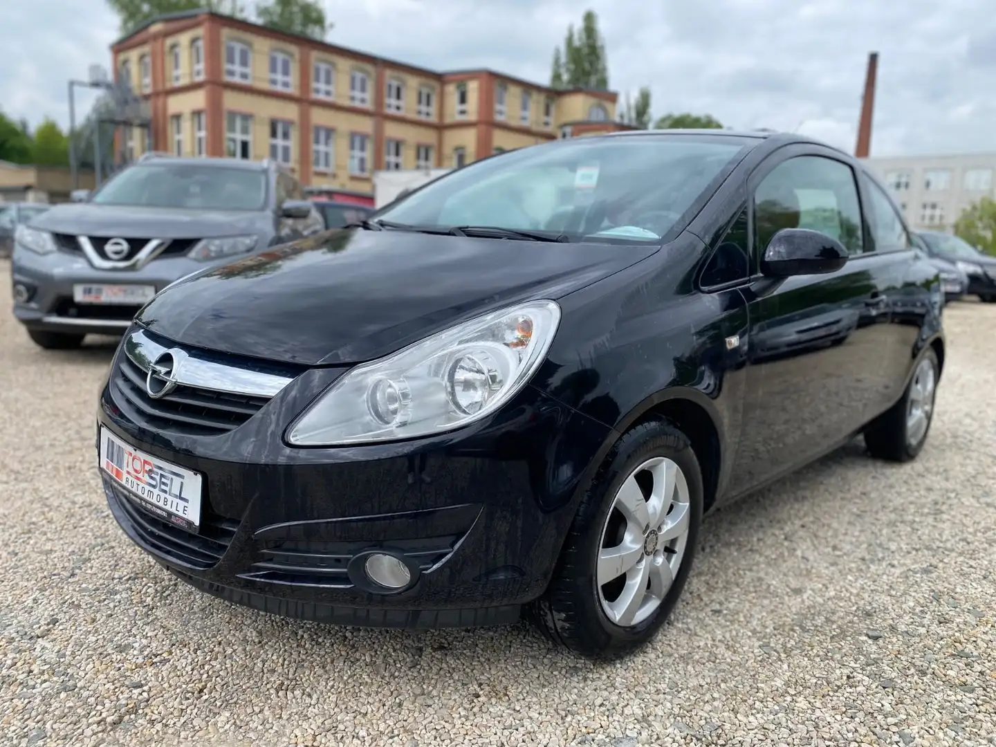 Opel Corsa D 1.2 Twinport Edition 1.Hand Klima Euro4 Negro - 2