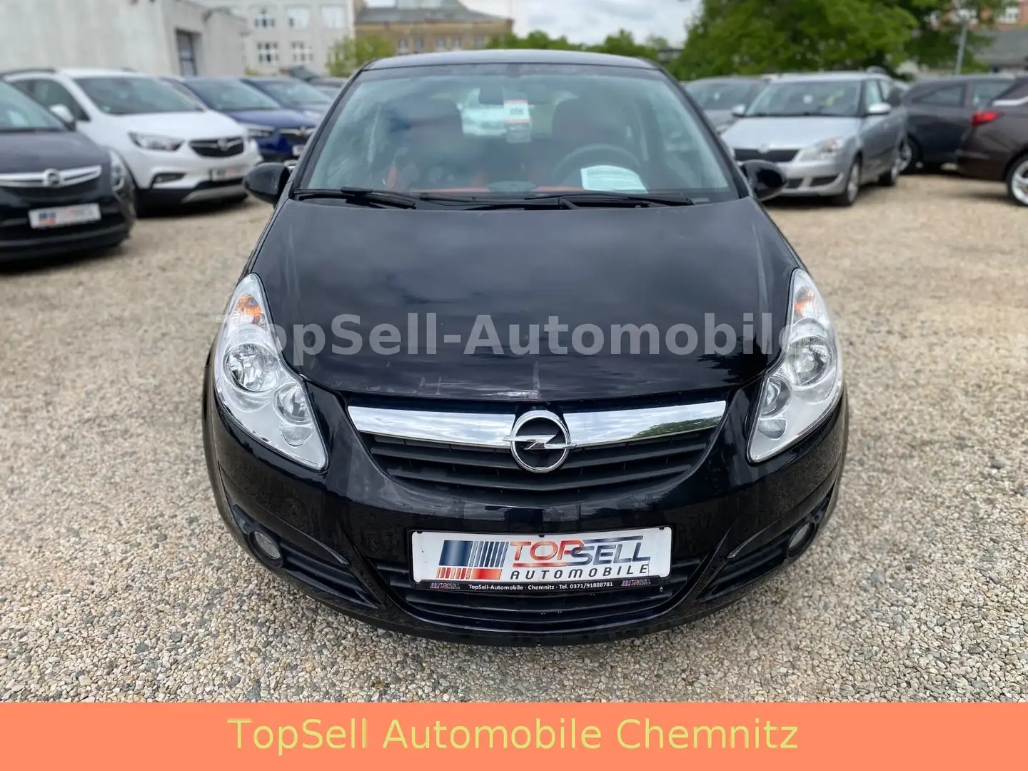 Opel Corsa D 1.2 Twinport Edition 1.Hand Klima Euro4 Negro - 1