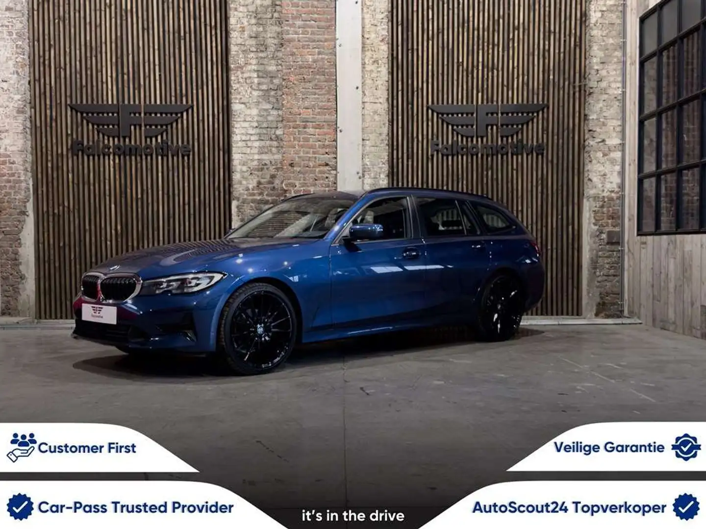 BMW 318 dA*AUT*NAVI PRO*DAB*ADAPTIVE CRUISE*TOURING*LED* Azul - 1