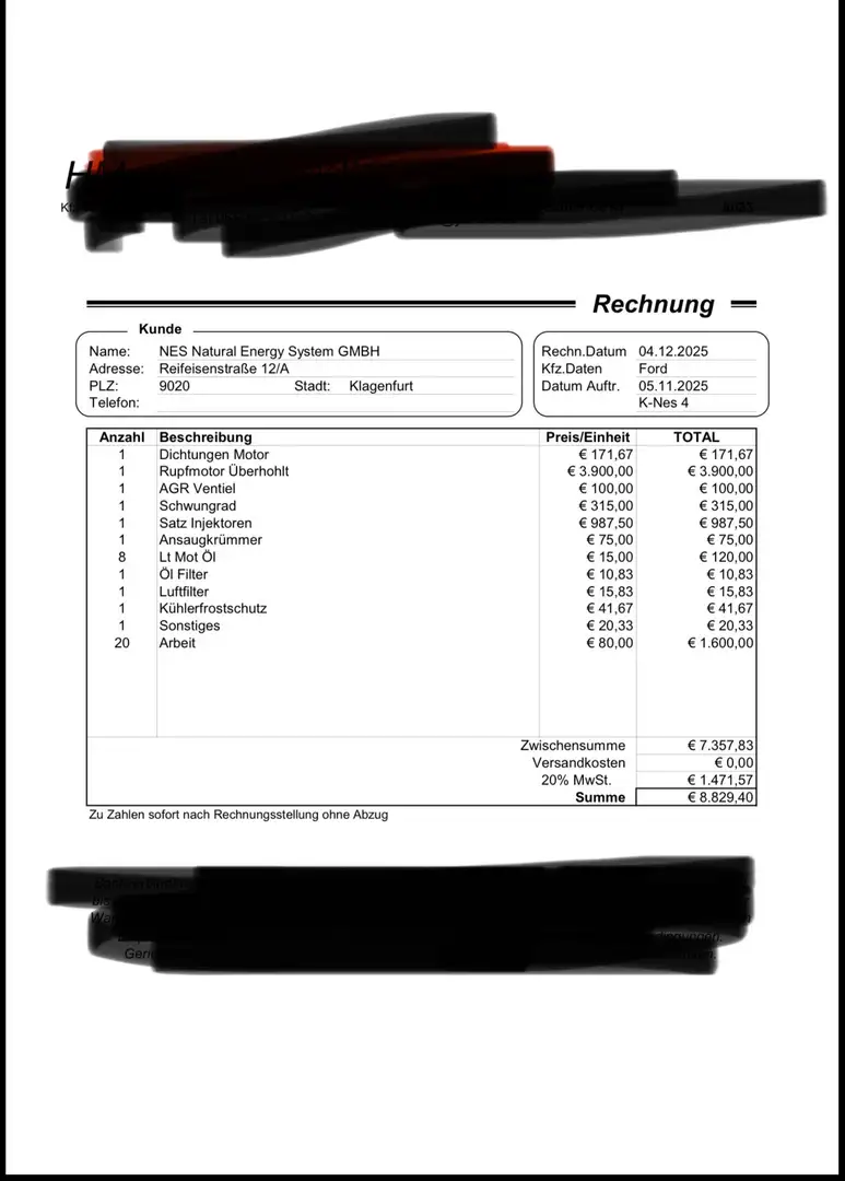 Ford Transit Ford Transit L3H2 2.2 TDCi – NEUER MOTOR (0 KM) – - 2