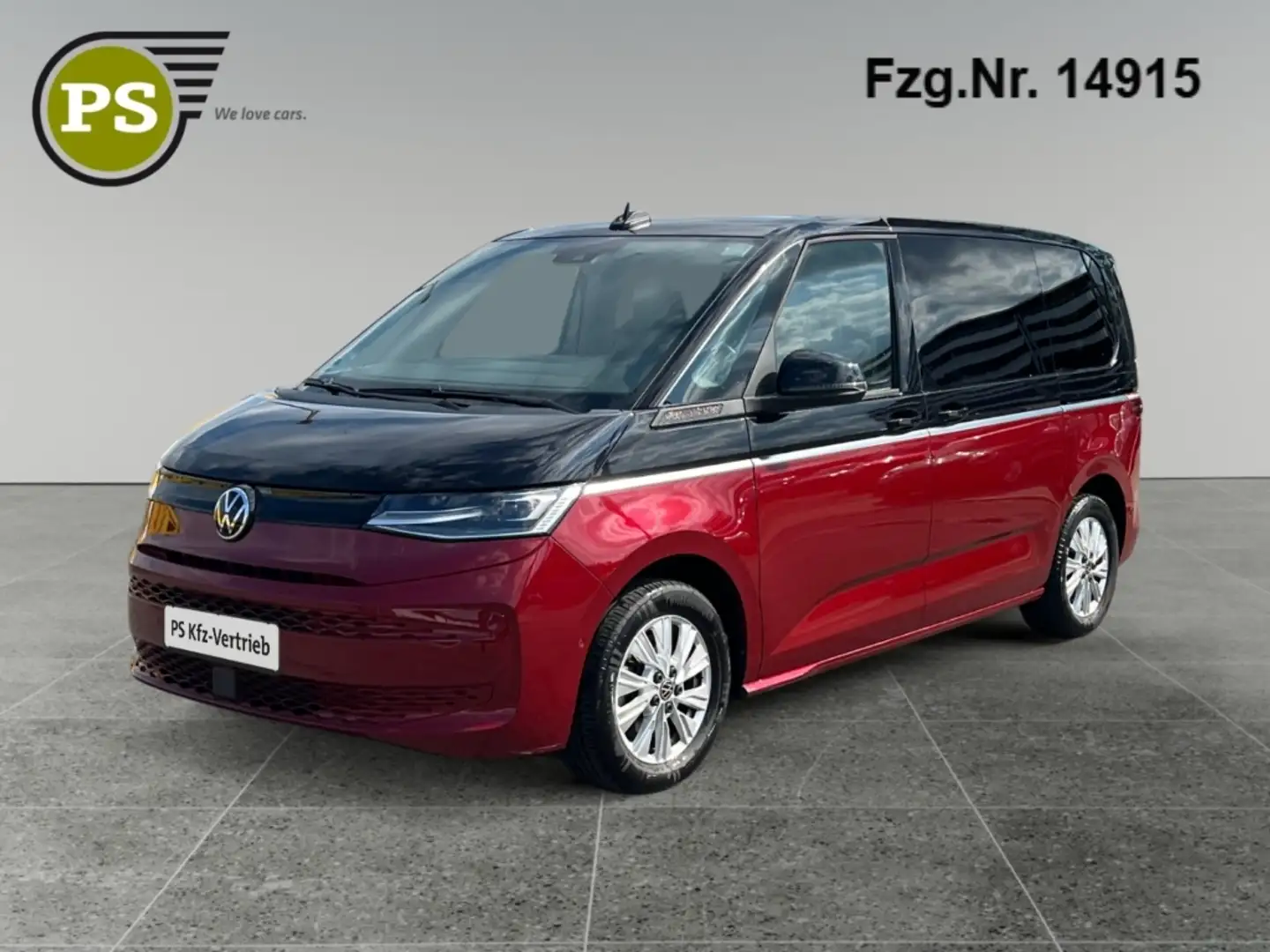 Volkswagen T7 Multivan 1.4 TSI eHybrid Panoramadach AHK-klappbar Navi Dig Rojo - 1