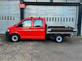 Volkswagen T5 Transporter Pritsche Pritsche Doppelkabine Rot - thumbnail 4