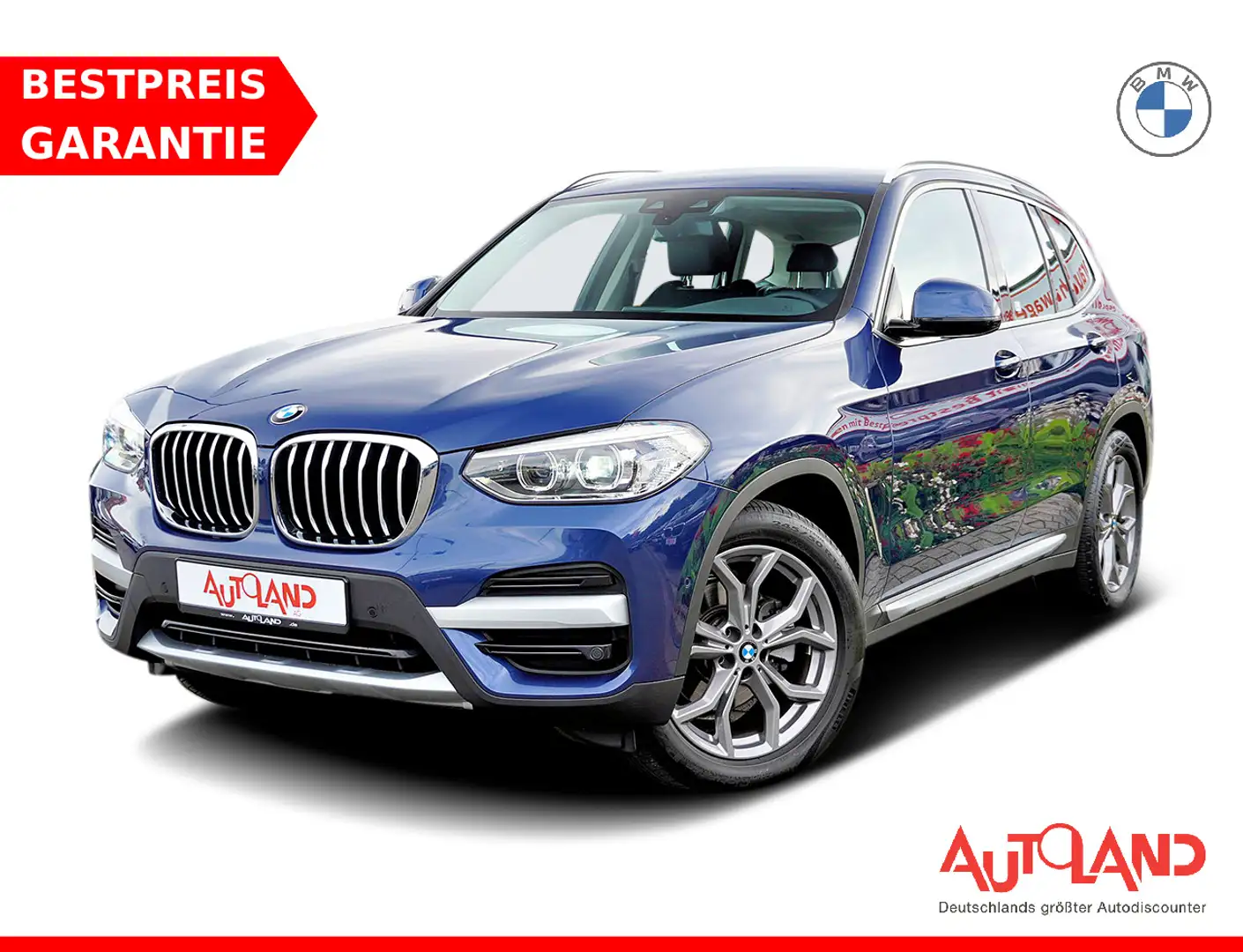 BMW X3 20i xDrive xLine LED Navi Sitzheizung Kamera Blau - 1