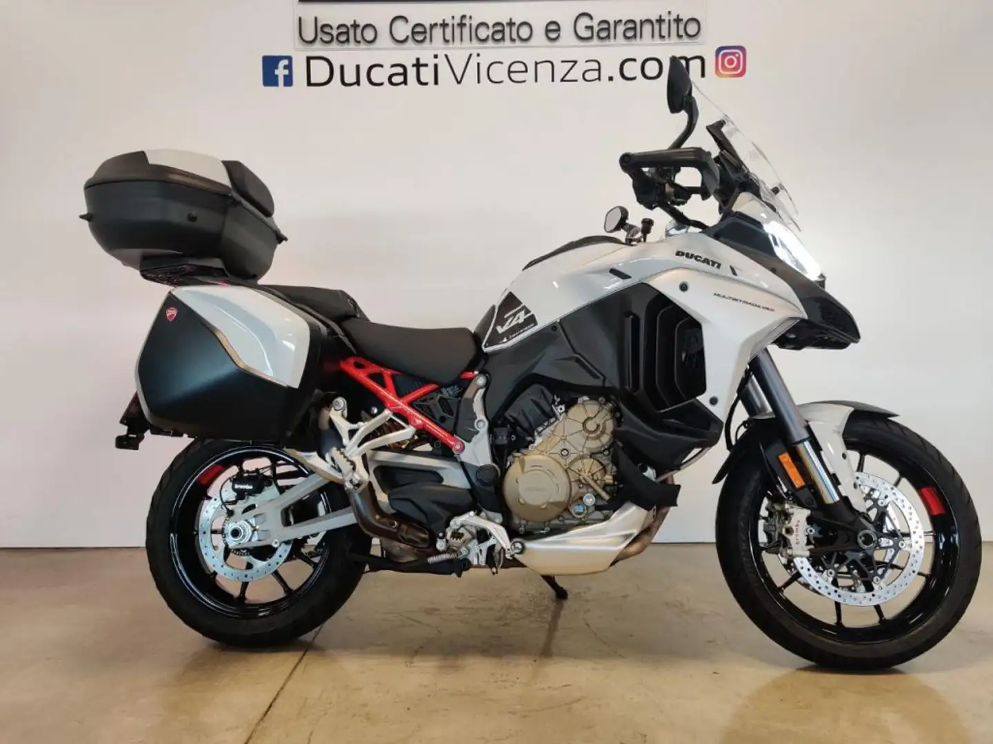 Ducati Multistrada V4 S TRAVEL & RADAR ICEBERG WHITE Alb - 1