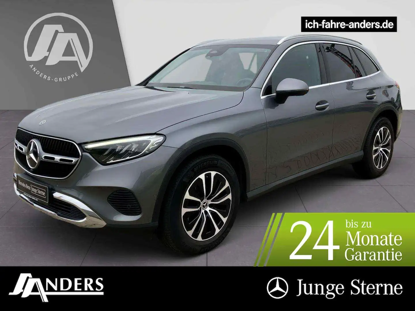 Mercedes-Benz GLC 220 d 4M Avantgarde+MBUX+AHK+LED+Kam+Distr Grau - 1
