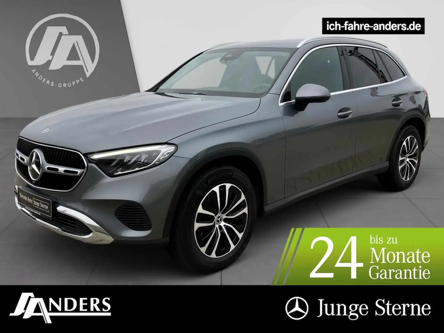 Mercedes-Benz GLC 220 d 4M Avantgarde+MBUX+AHK+LED+Kam+Distr Grau - 1
