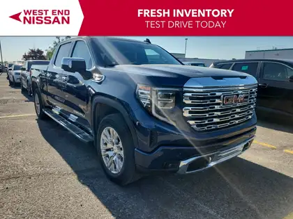 Blue 2022 GMC Sierra 1500 Pickup Truck Four-Wheel Drive Automatic