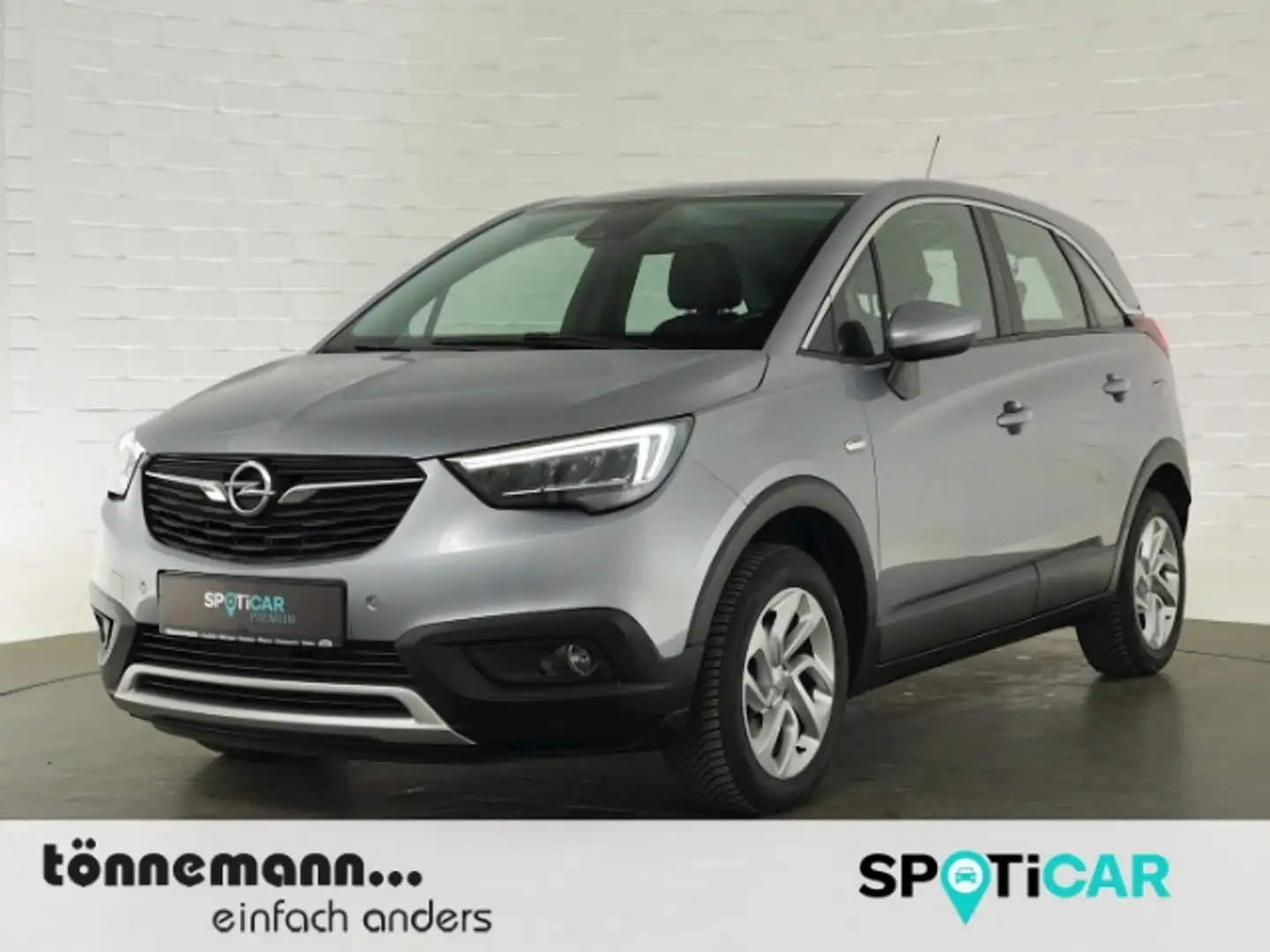 Opel Crossland X INNOVATION+AHK+RÜCKFAHKAMERA+ALLWETTERREIFEN+PARKP Grau - 1