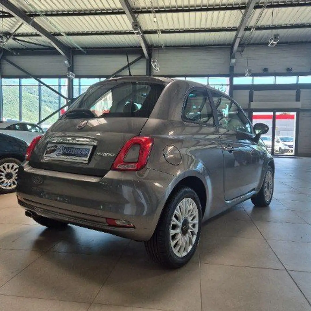 Fiat 500 Série 8 EURO 6D-TEMP 1.0 70 ch Hybride BSG S/S Lou Gris - 2