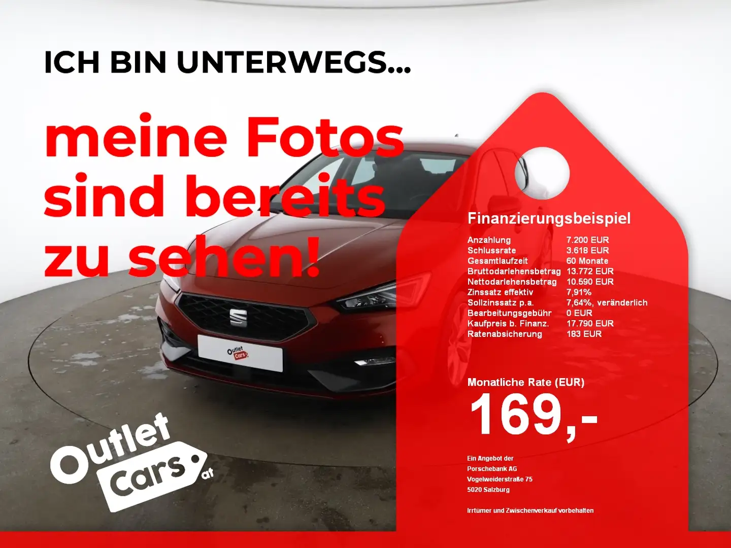 SEAT Leon 2.0 TDI FR ASSIST+LED+NAVI+RADAR+RFK+LM+PDC Rot - 1