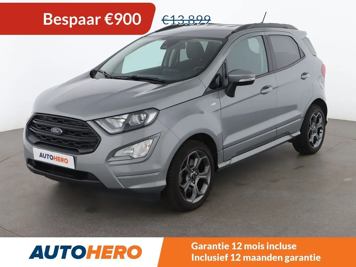 Ford EcoSport 1.0 EcoBoost ST-Line Grijs - 1