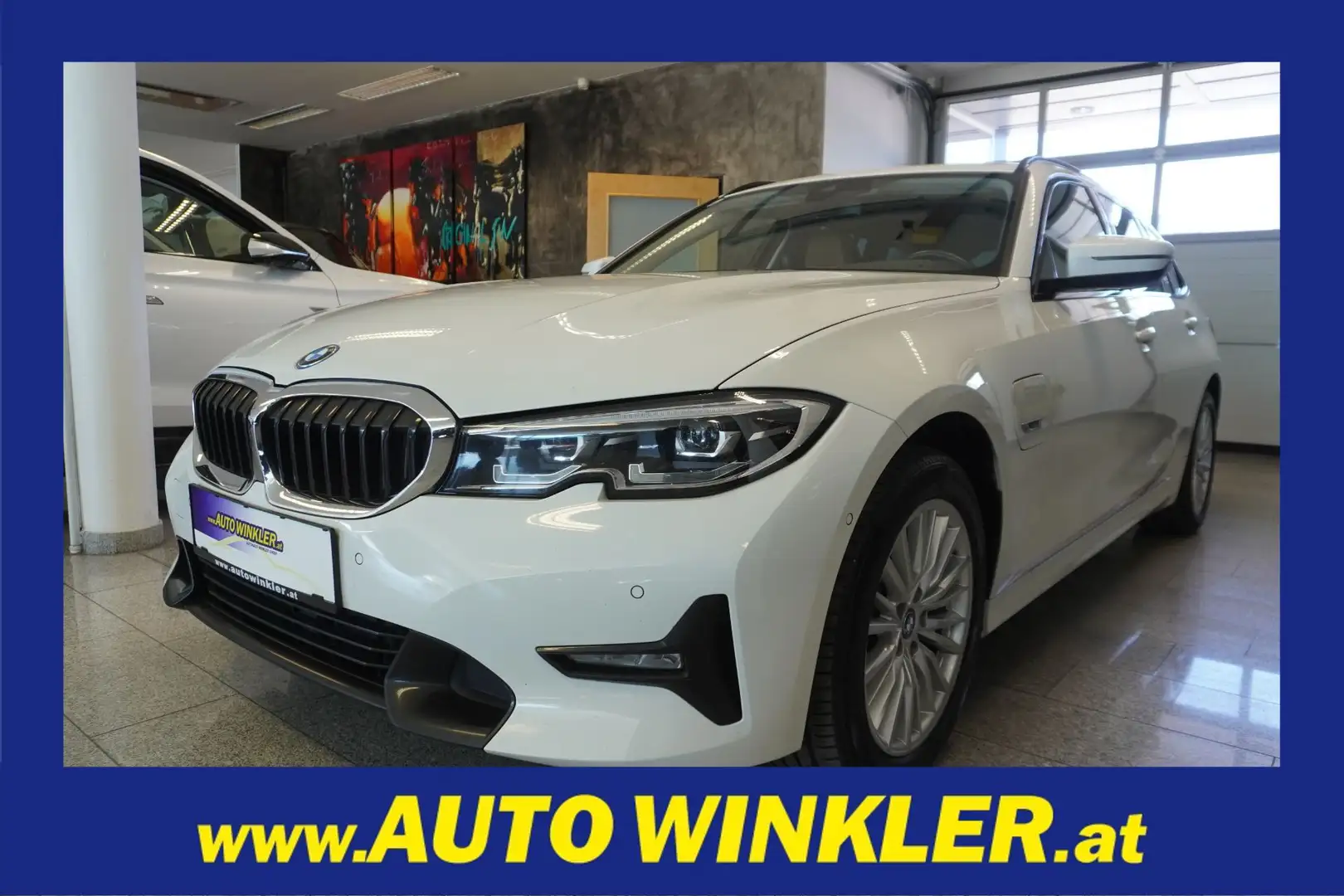 BMW 320 e xDrive Touring Aut. Sport/Virtual/Leder/Navi Weiß - 1