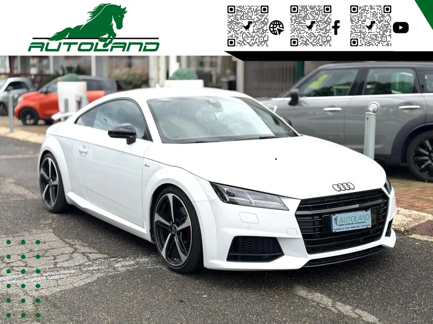 Audi TT Coupé 2.0 TFSI S tronic S-Line 19" Black Pack Weiß - 1