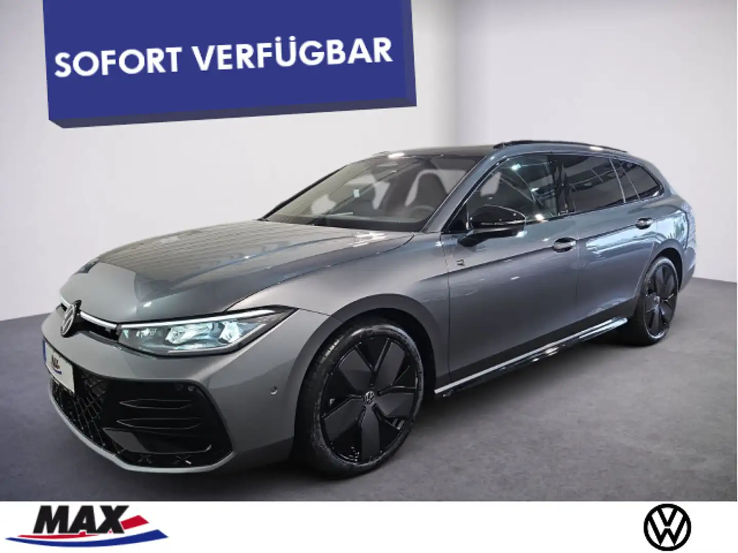 Volkswagen Passat R-Line 2.0 TDI 4M DSG PANO+AHK+STANDH+HAR Grau - 1