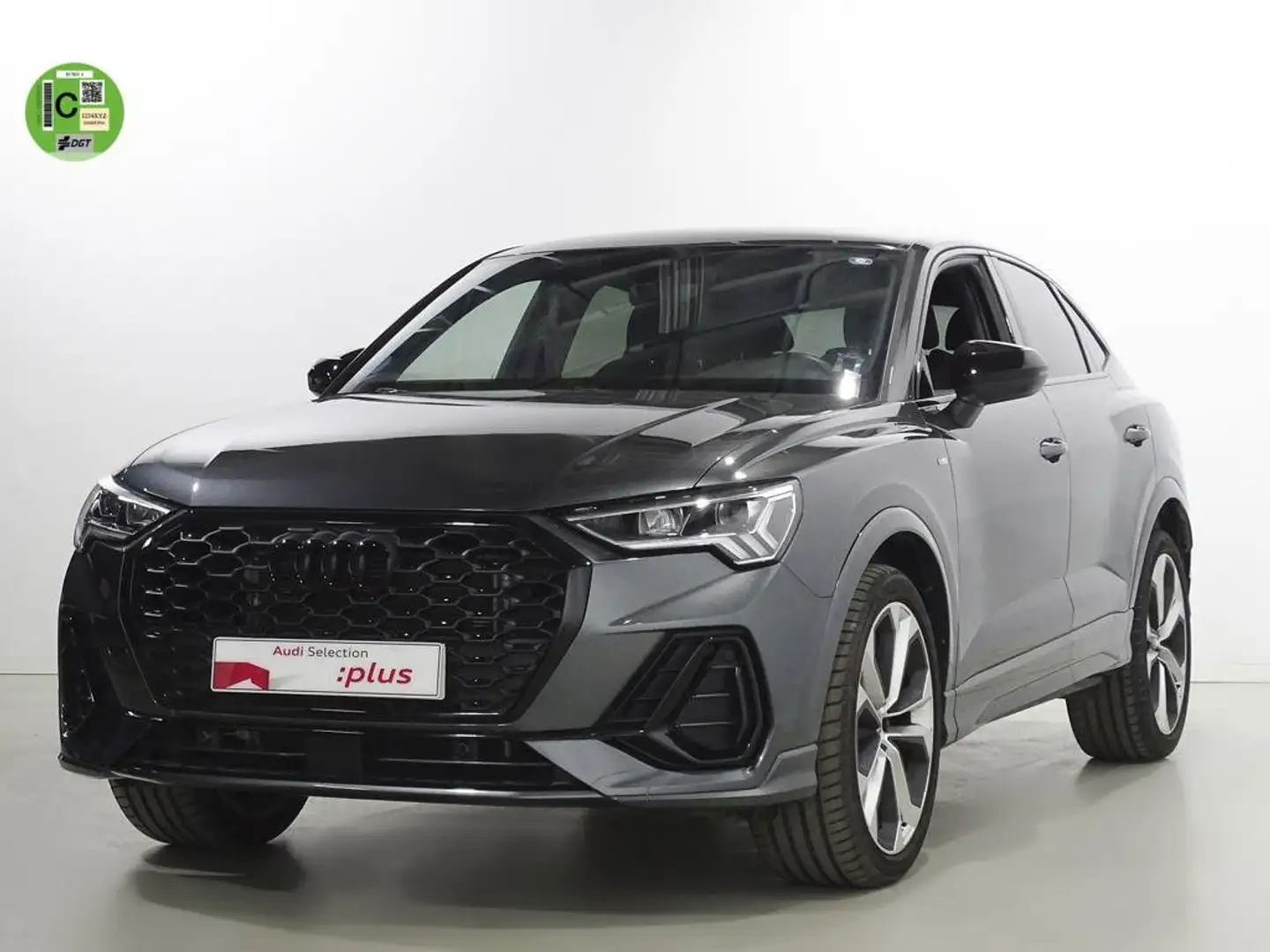 Audi Q3 Sportback 35 TDI Black line S tronic Gris - 1