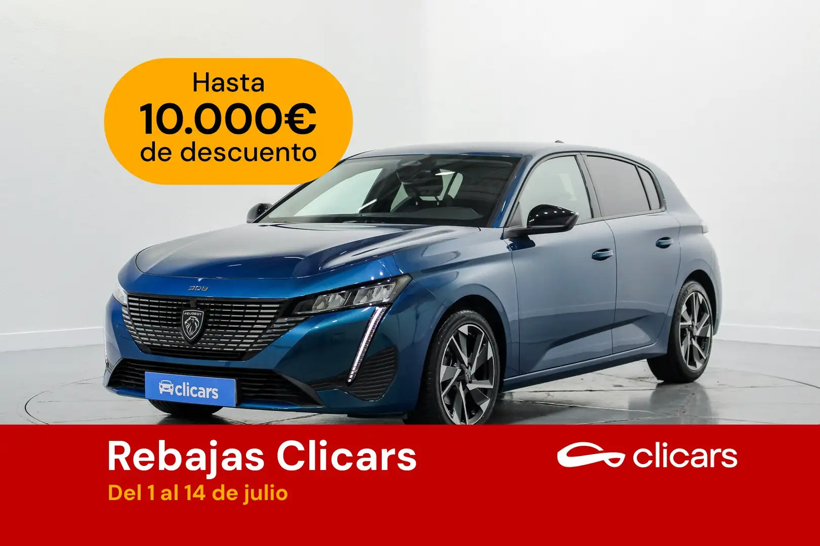 Peugeot 308 1.2 PureTech S&S Allure 130 Bleu - 1