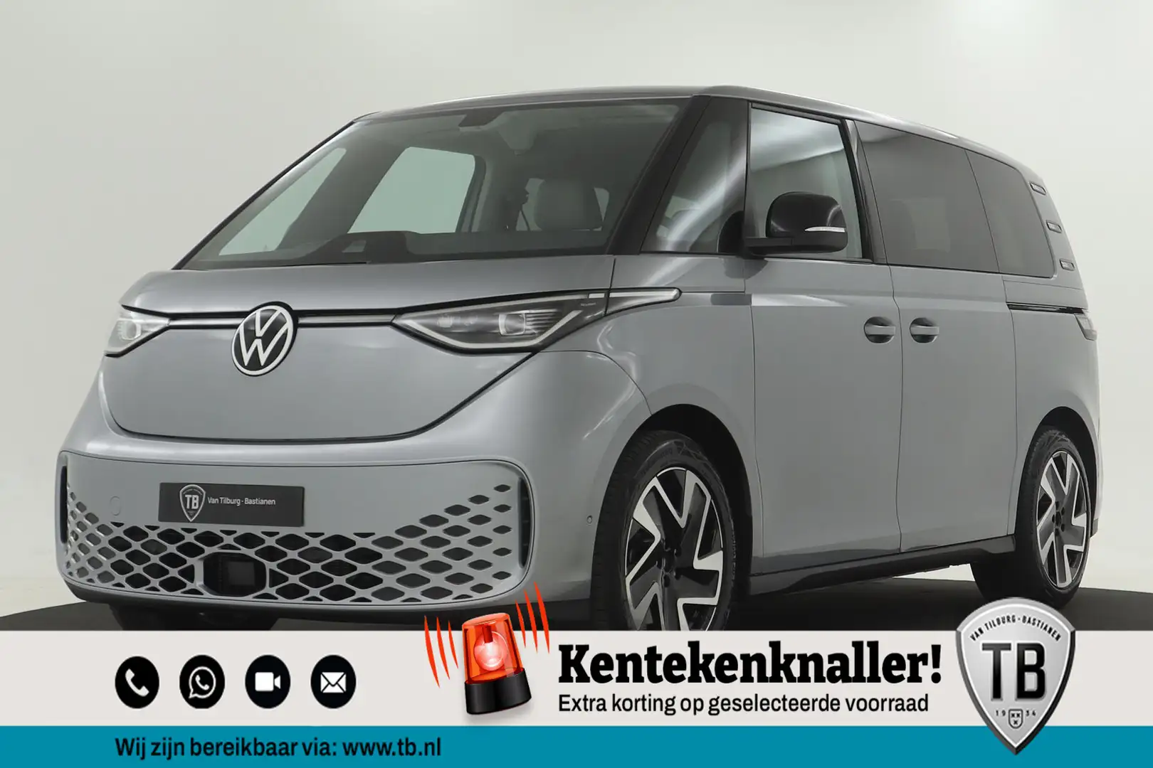 Volkswagen ID. Buzz Elektromotor 77kWh 204 1AT Pro Advantage Automatis Gris - 1