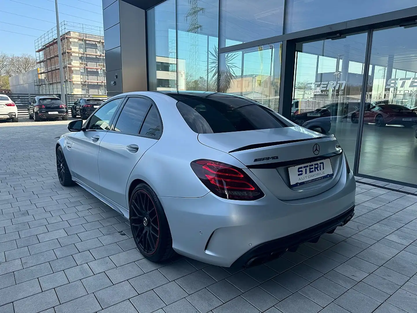 Mercedes-Benz C 63 AMG S Edition 1 *HUD*PANO*BURMESTER*MEMORY*DESIGNO ... Silber - 2