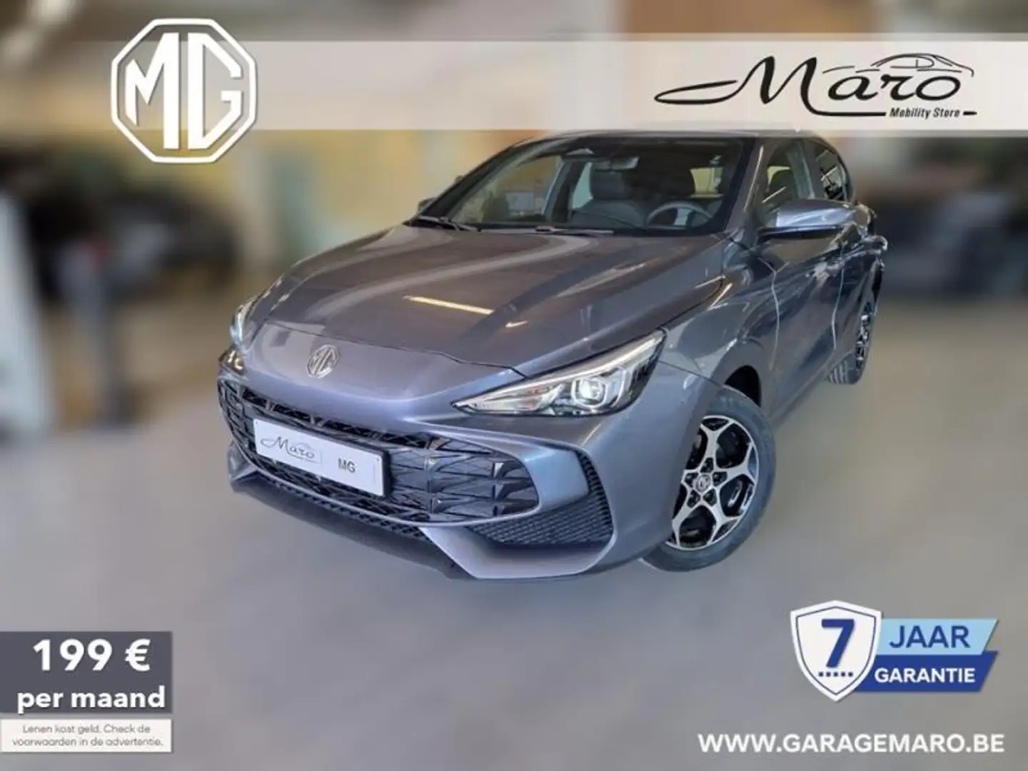 MG MG3 1.5i Comfort | FULL OPTION! - STOCK! | Grijs - 1