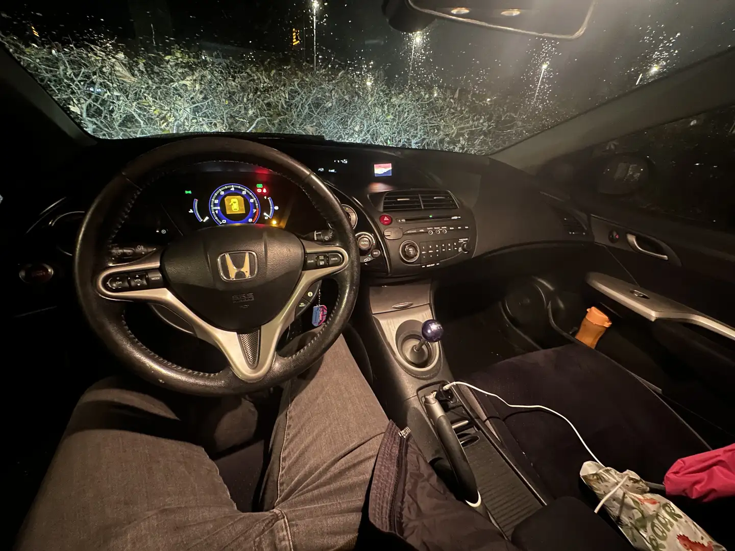 Honda Civic 1.8 Sport Xenon Zwart - 1