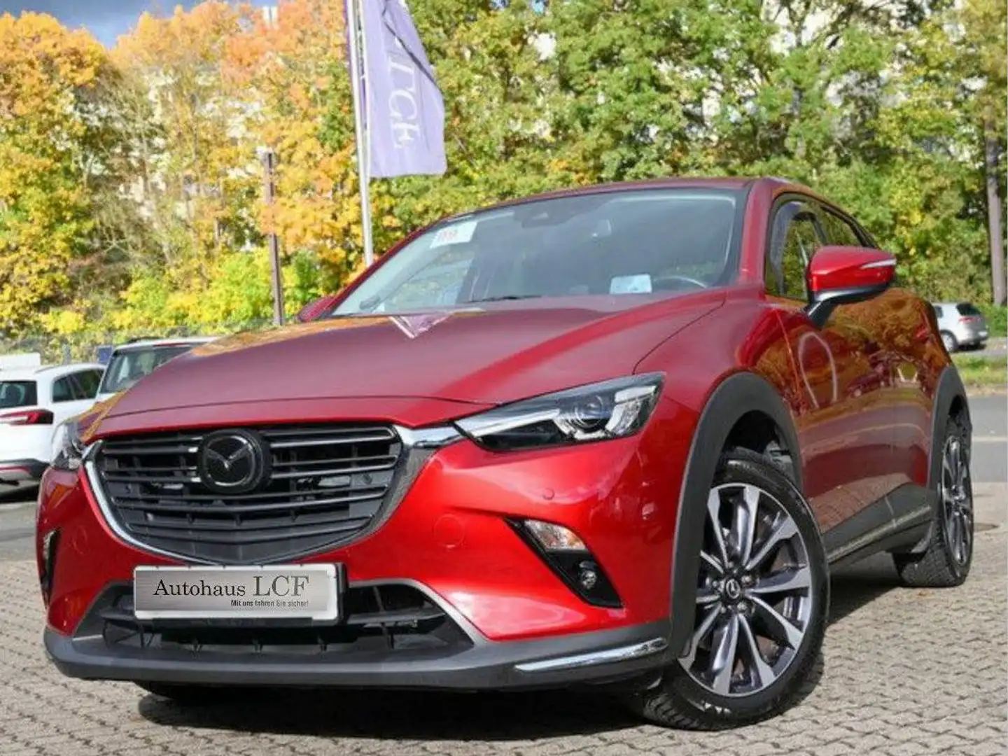 Mazda CX-3 2.0 Sports-Line Navi Cam BOSE LED Leder Rot - 1
