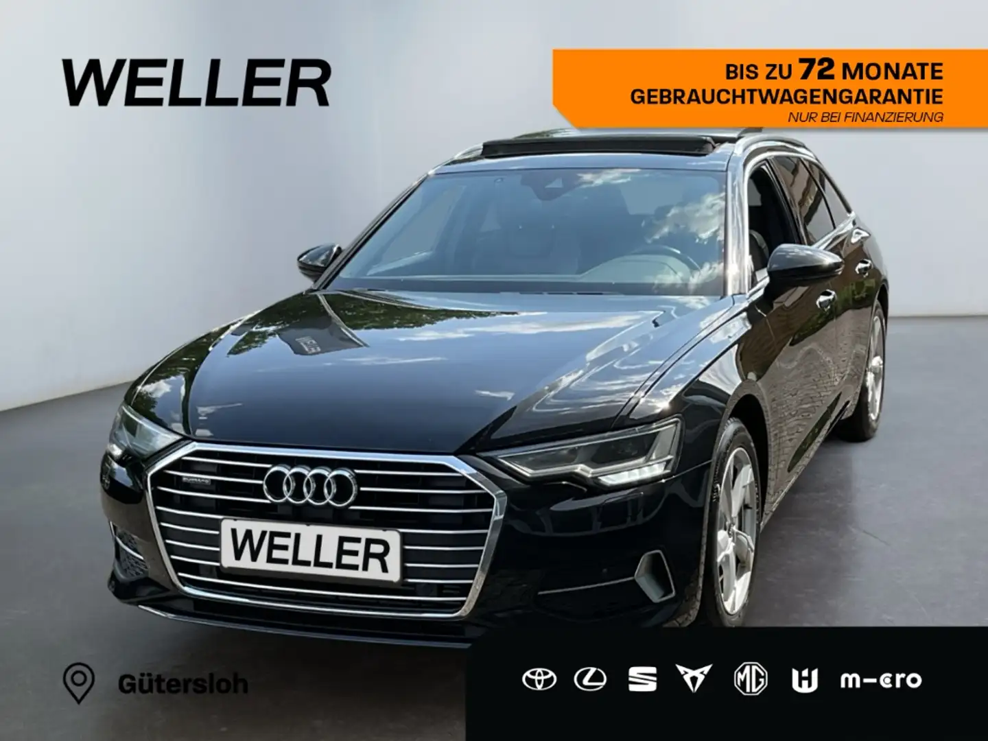 Audi A6 Avant 45 TDI qu tiptronic sport *AHK*CAM*Leder* Schwarz - 1