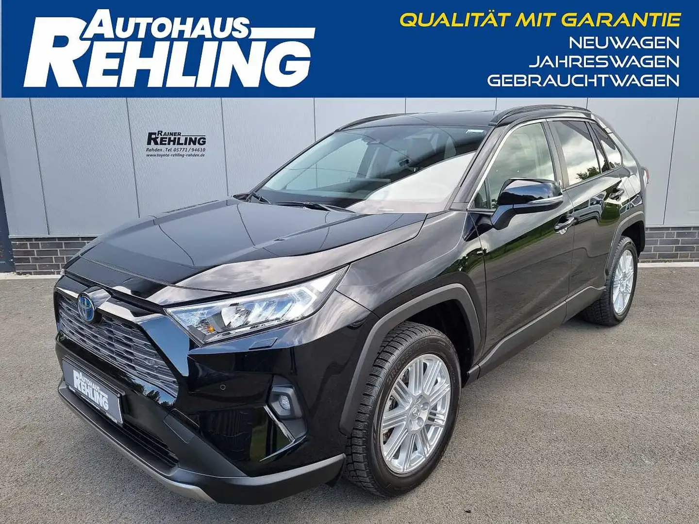 Toyota RAV 4 RAV4 Hybrid 2.5 4x4 Team Deutschland Zwart - 1