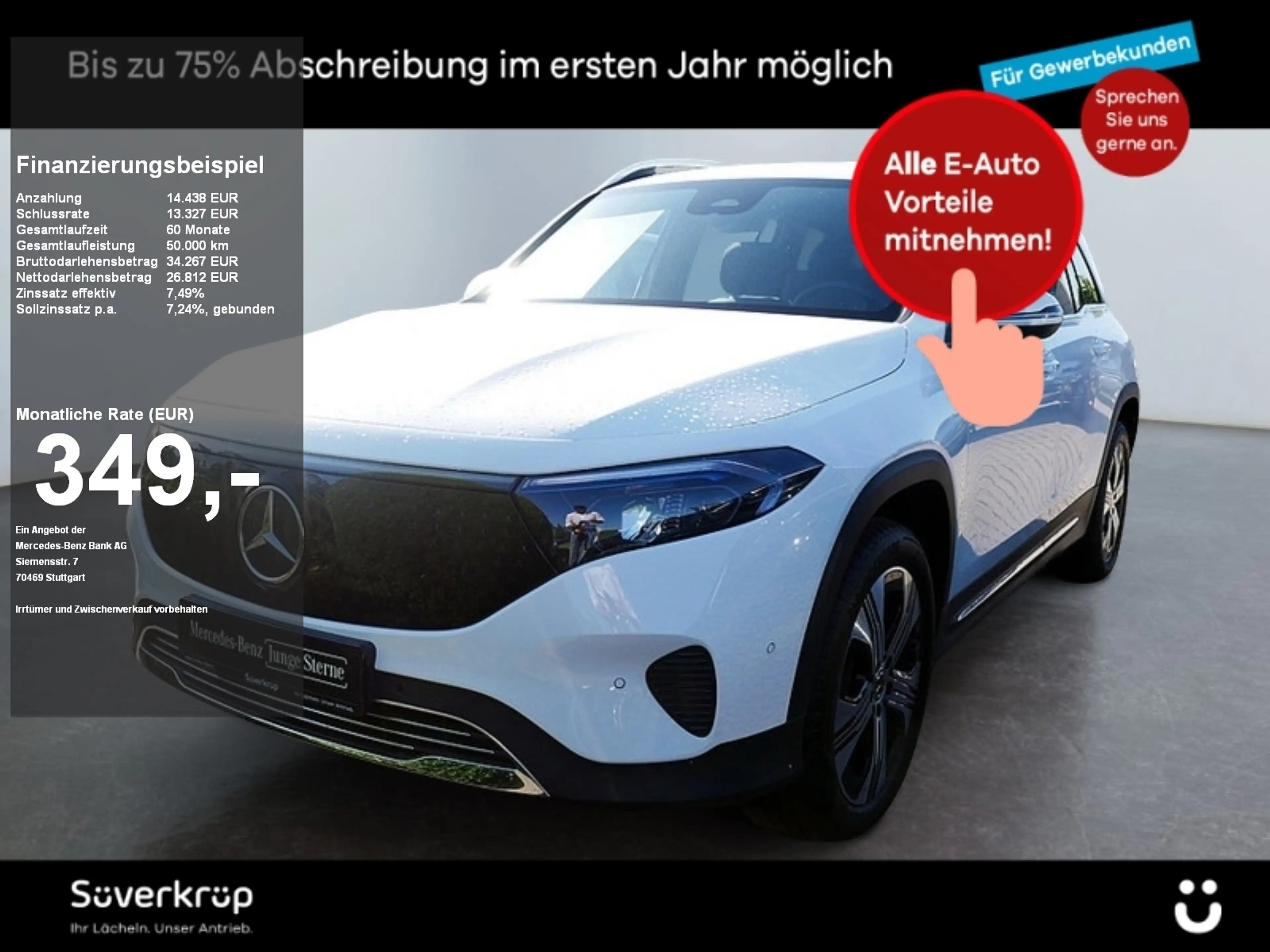 Mercedes-Benz EQB 250 + , PROGRESSIVE AHK DISTR KAMERA SPUR PDC