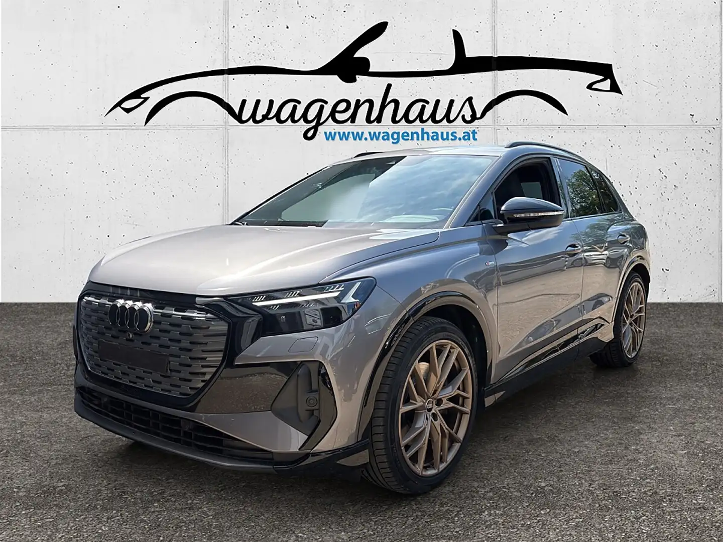 Audi Q4 e-tron Q4 50 e-tron quattro 220kW, AHV, SONOS, Akku TEST Grau - 1