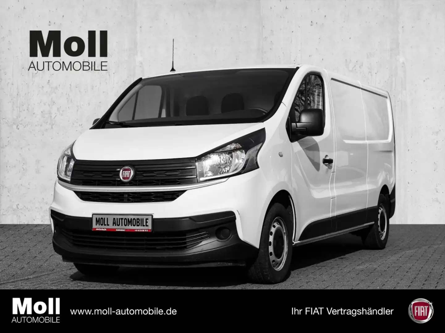 Fiat Talento Kasten L2H1 1,2t Basis 2.0 Ecojet 120 Turb Weiß - 1