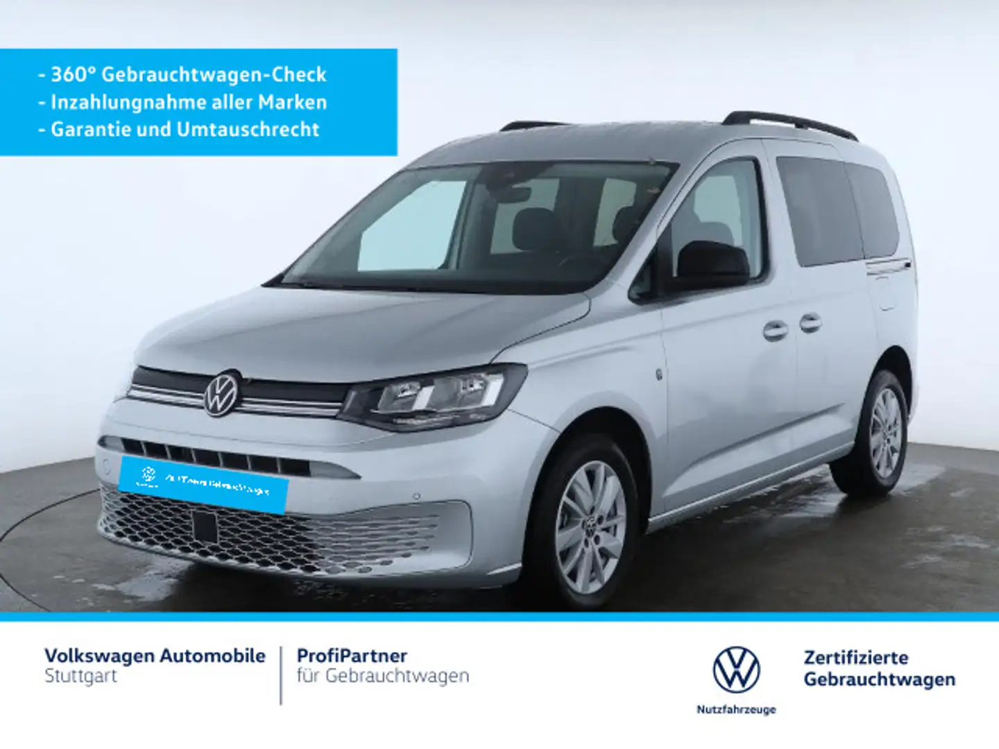 Volkswagen Caddy Life 1,5 TSI Euro 6 e Navi AHK Klima Silber - 2