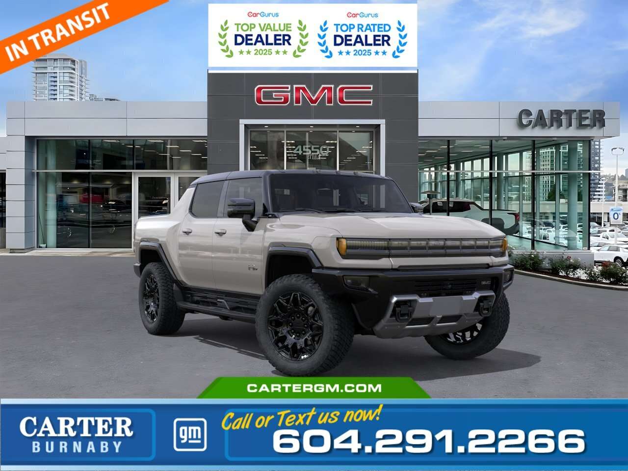 Brown 2026 GMC Hummer EV Pickup Pickup Truck All-Wheel Drive 1-Speed Automatic