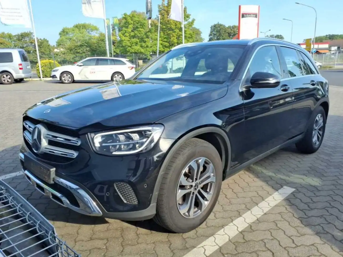 Mercedes-Benz GLC 220 4M*HUD*R.cam*1.Hand*SHZ*Navi*LED*Leder Schwarz - 1