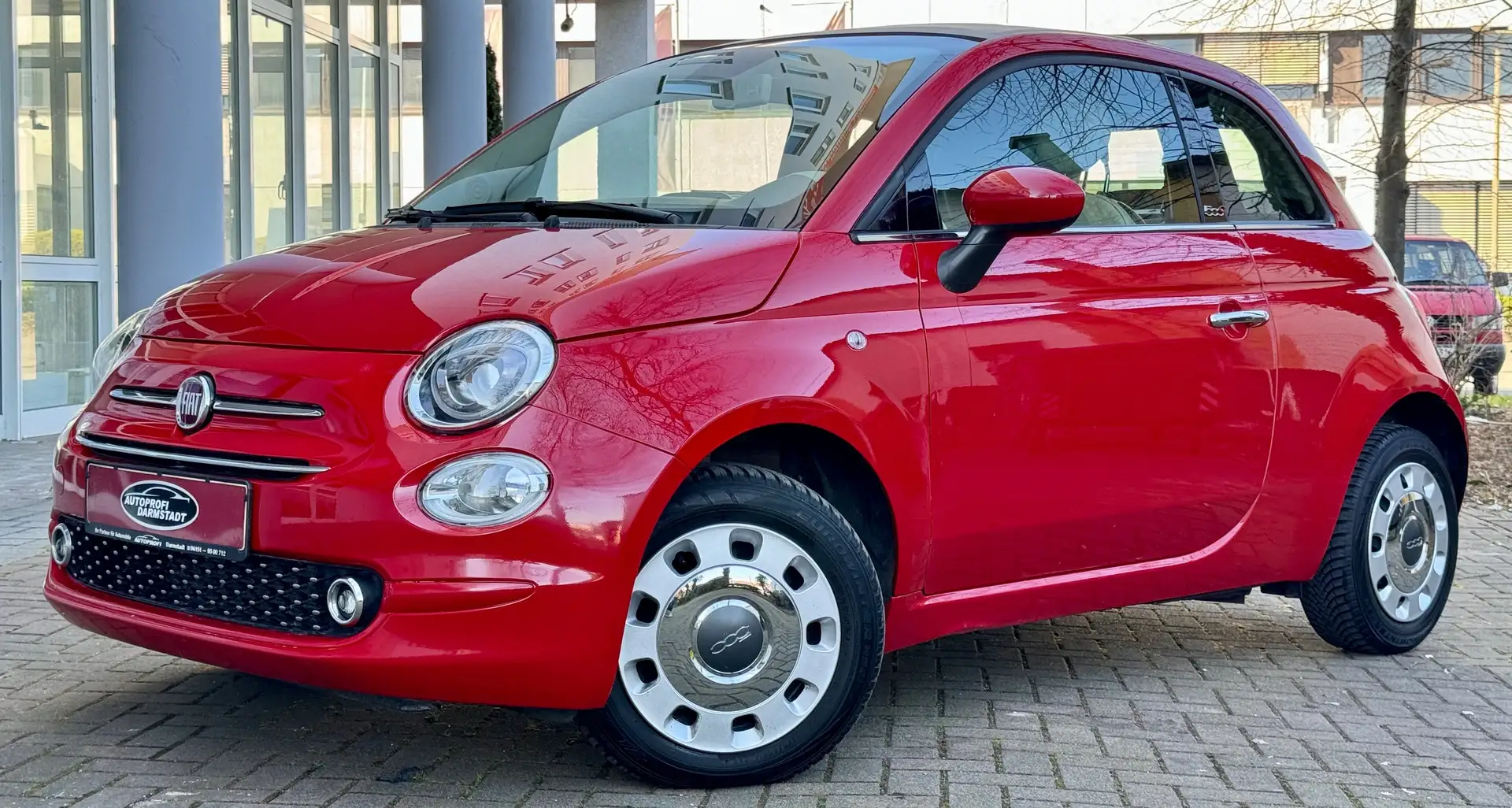 Fiat 500C TÜV AU NEU/CABRIO/KLIMA/PDC/BLUETOOTH/LOUNGE Rot - 1