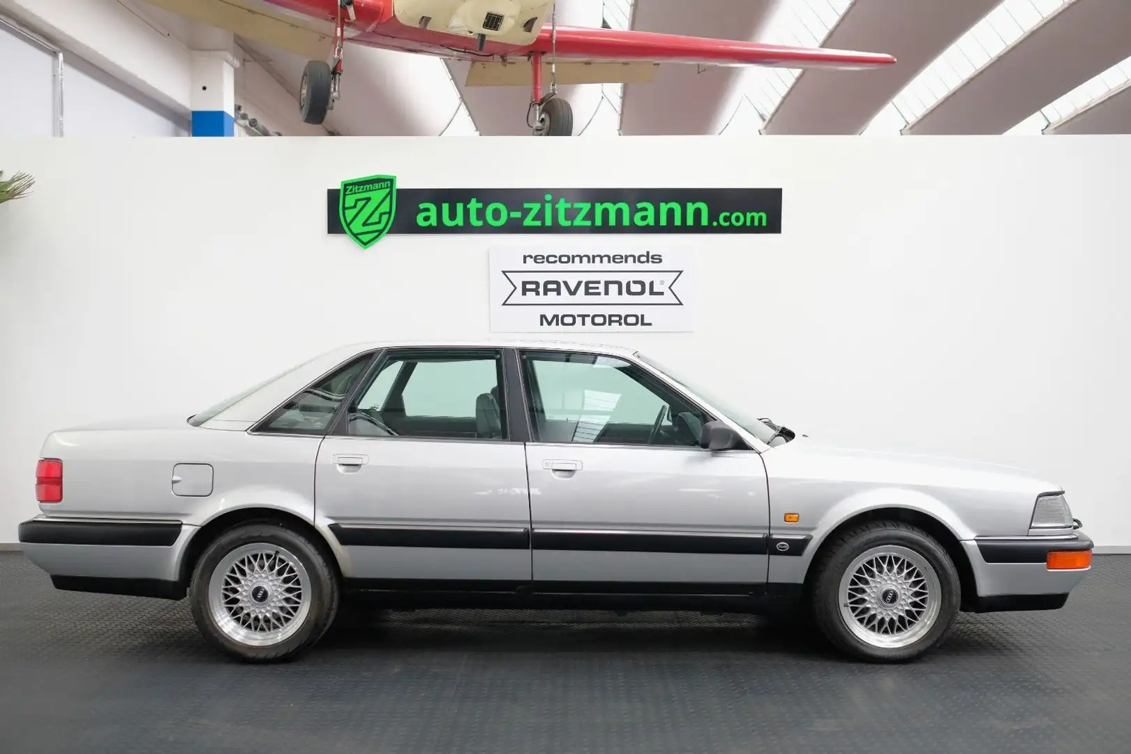 Audi V8 4.2/SCHECKHEFT/H-KENNZ/LEDER/KLIMA Plateado - 2