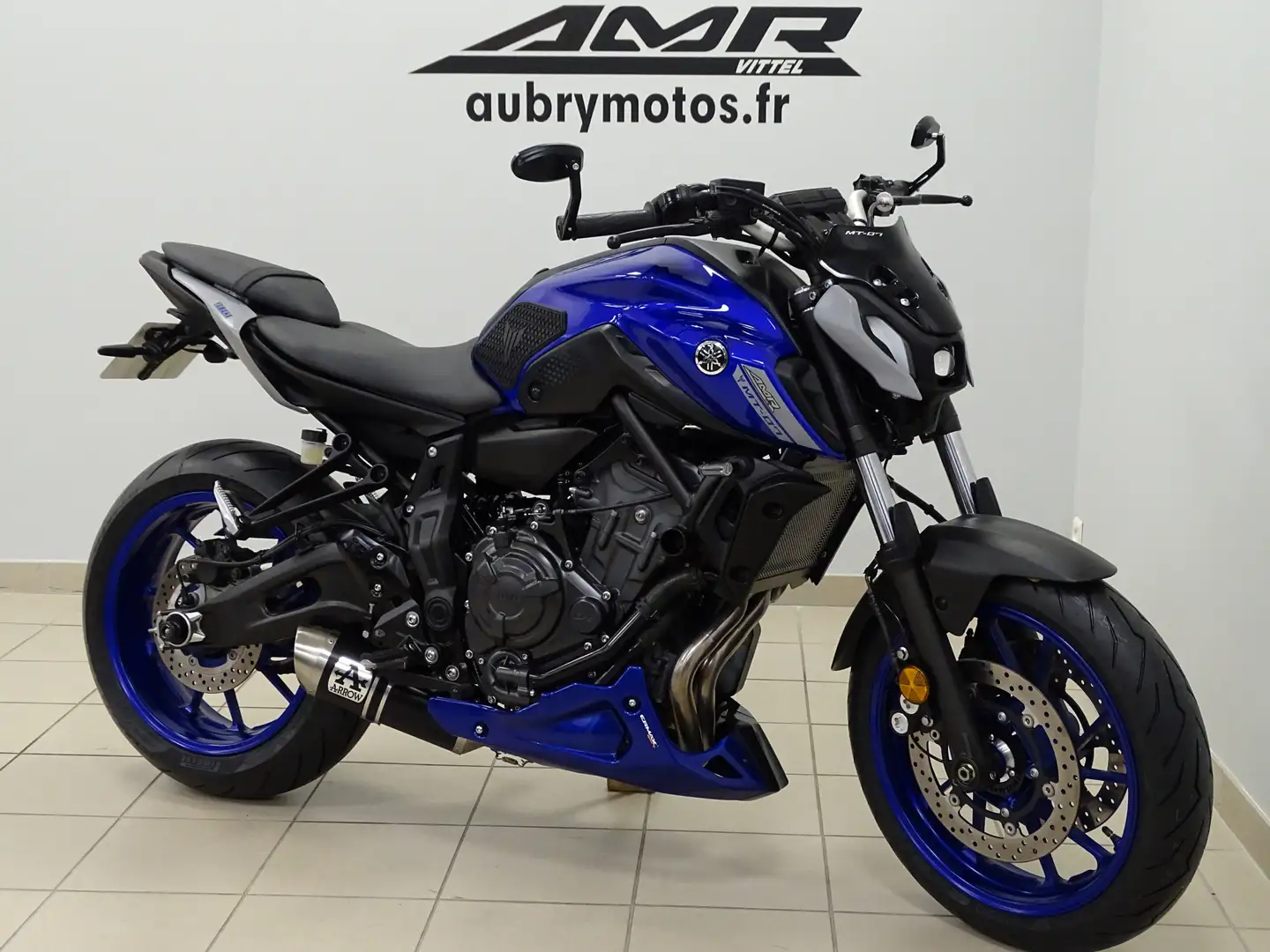 Yamaha MT-07 Bleu - 2