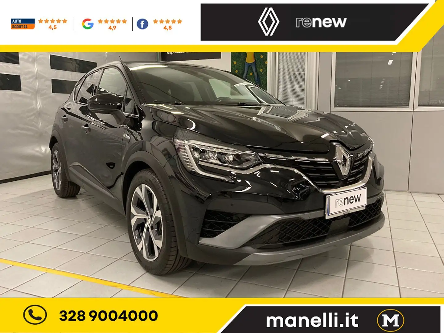 Renault Captur RS Line 1.6 E-Tech hybrid 145cv auto rif.GK757 Noir - 1