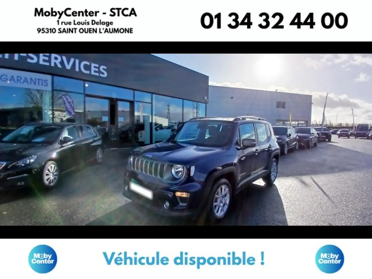 Jeep Renegade 1.0 GSE T3 120ch Limited MY21 Bleu - 1