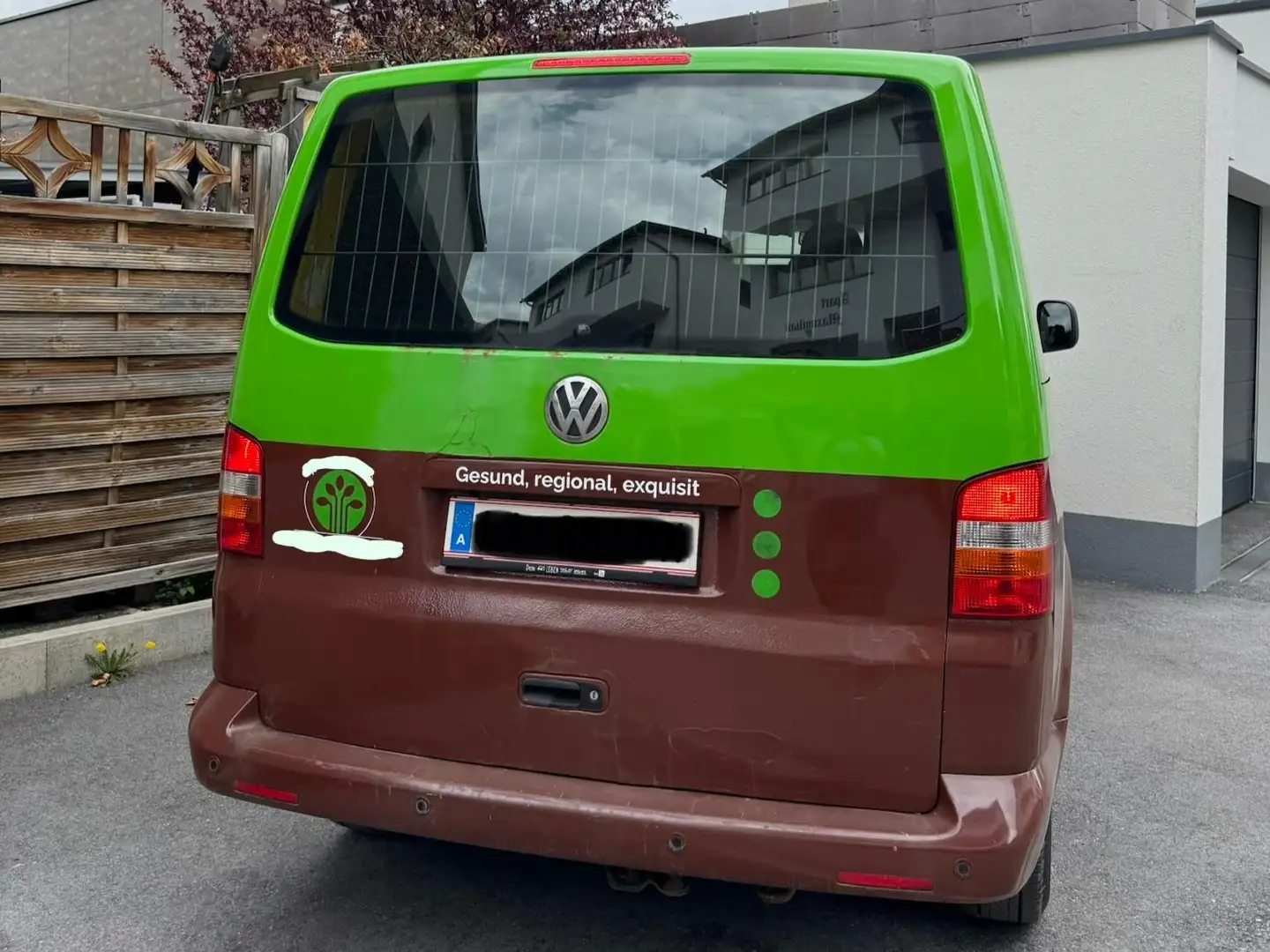 Volkswagen T5 Transporter Kastenwagen 1,9 TDI Grün - 2