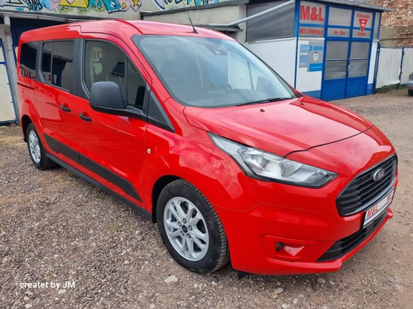 Ford Tourneo Connect Grand lang 5 Sitze Klima HU 2/27 Rot - 2
