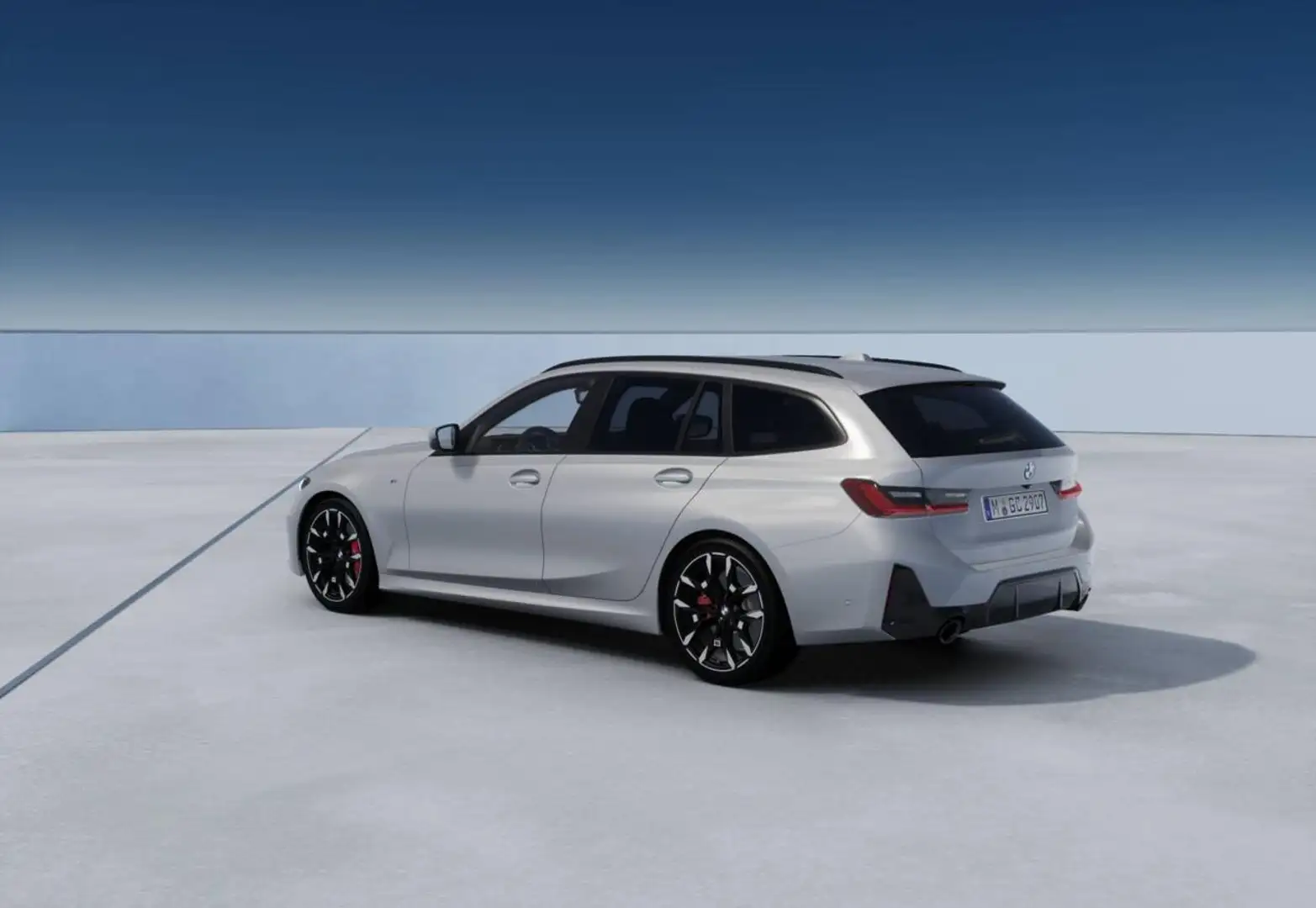 BMW 320 d 48V Touring MSport Pro Grigio - 2