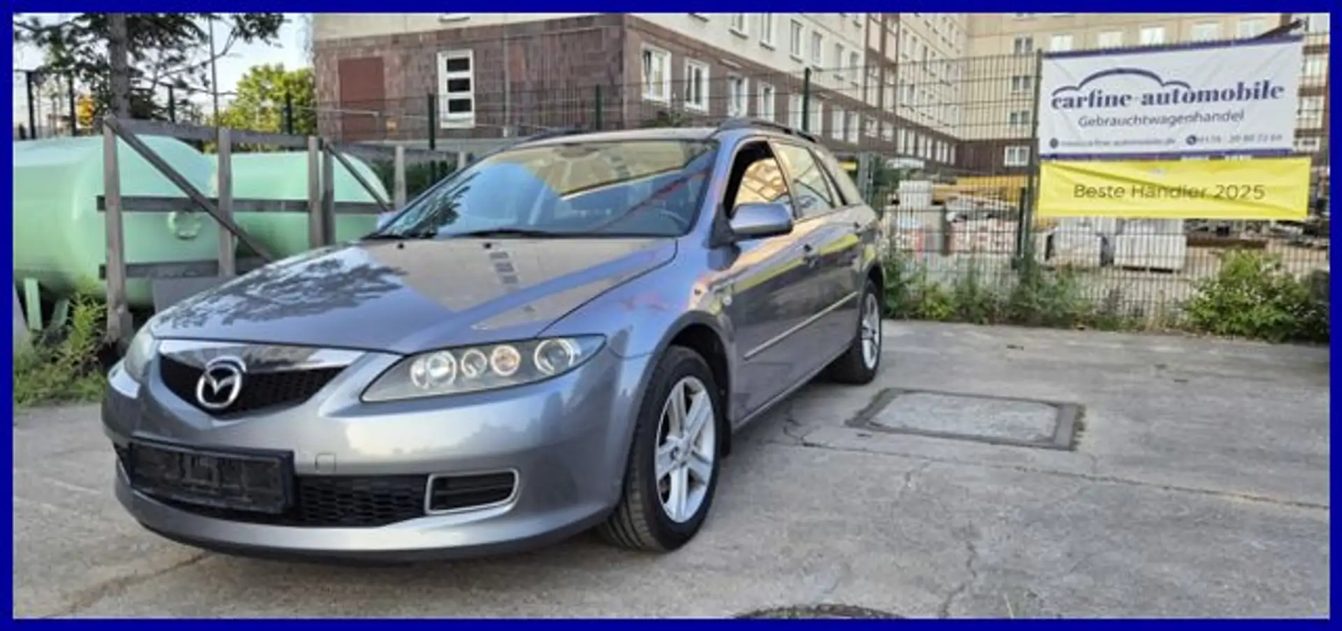 Mazda 6 Kombi 2.0 Sp. Excl.2.Hd.orig.141TKM AHK HU:NEU Grijs - 1