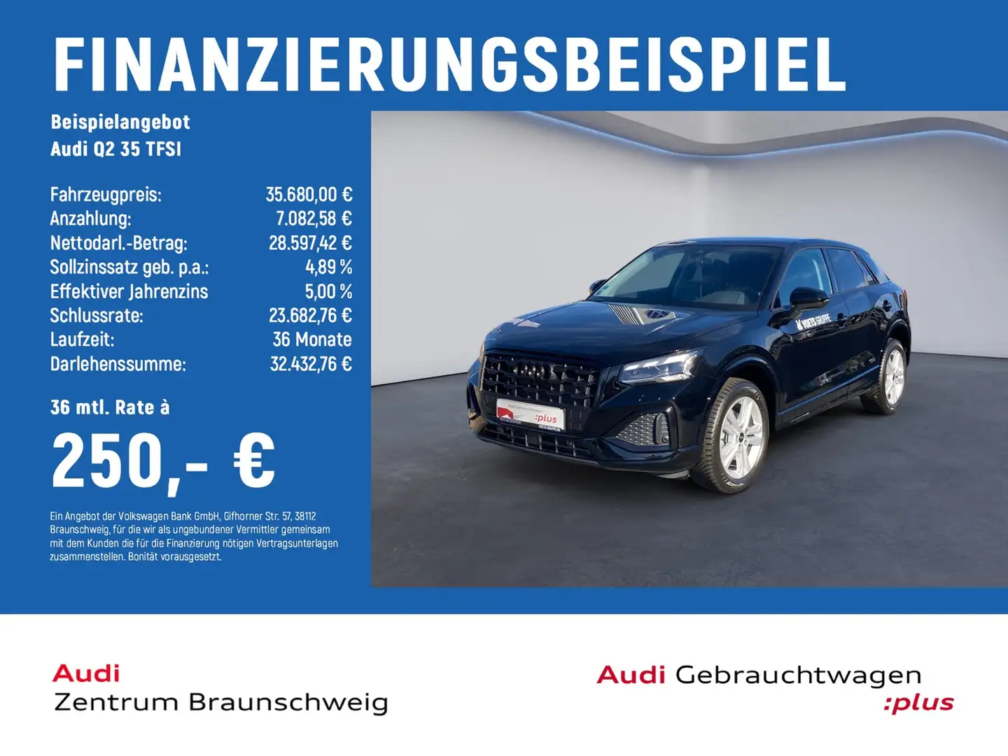 Audi Q2 35 TFSI MATRIX LED+AHK+RÜCKFAHRKAMERA+SOUNDS. Noir - 2