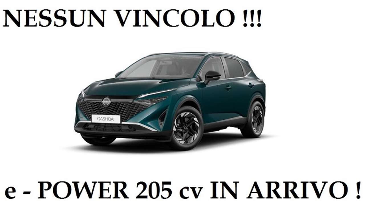 Nissan Qashqai Qashqai 1.5 e-power N-Connecta 205cv