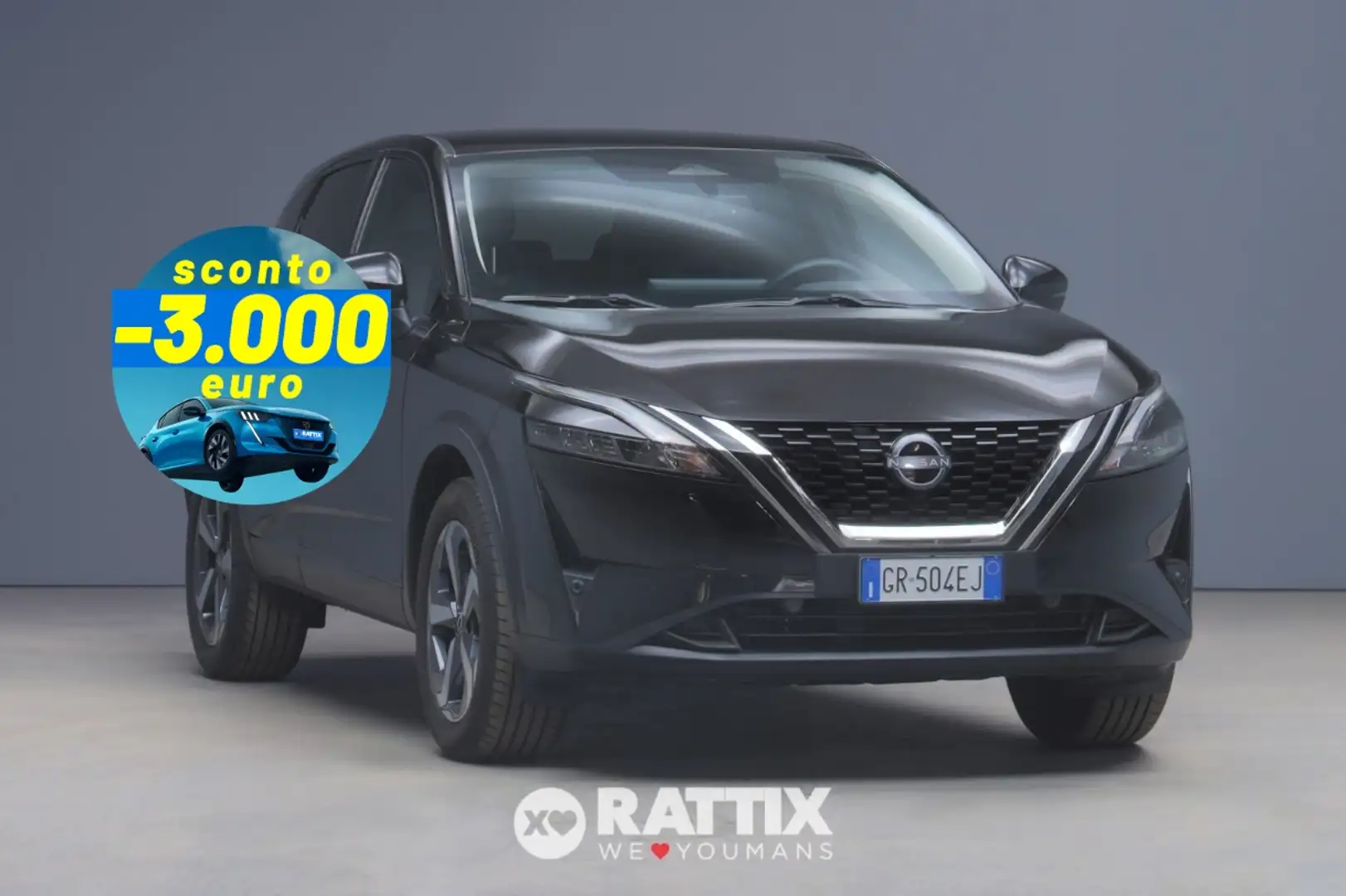 Nissan Qashqai 1.3 Mhev 140CV N-Connecta Nero - 1
